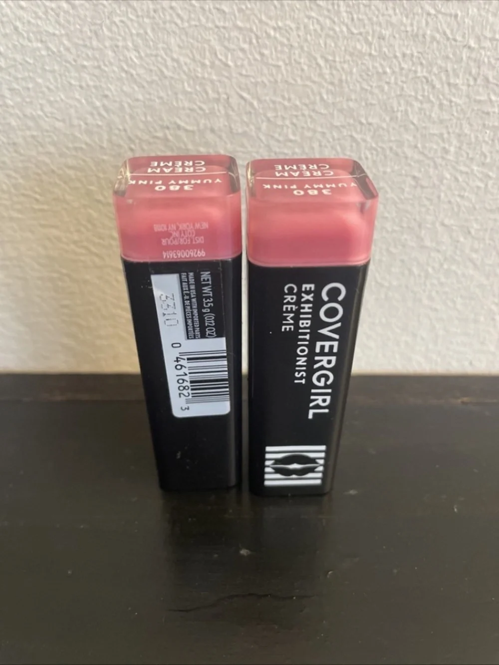 COVERGIRL Exhibitionist Creme Lipstick 380 Yummy Pink x2